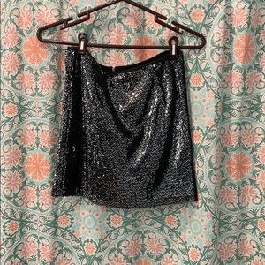 Sequin body con skirt